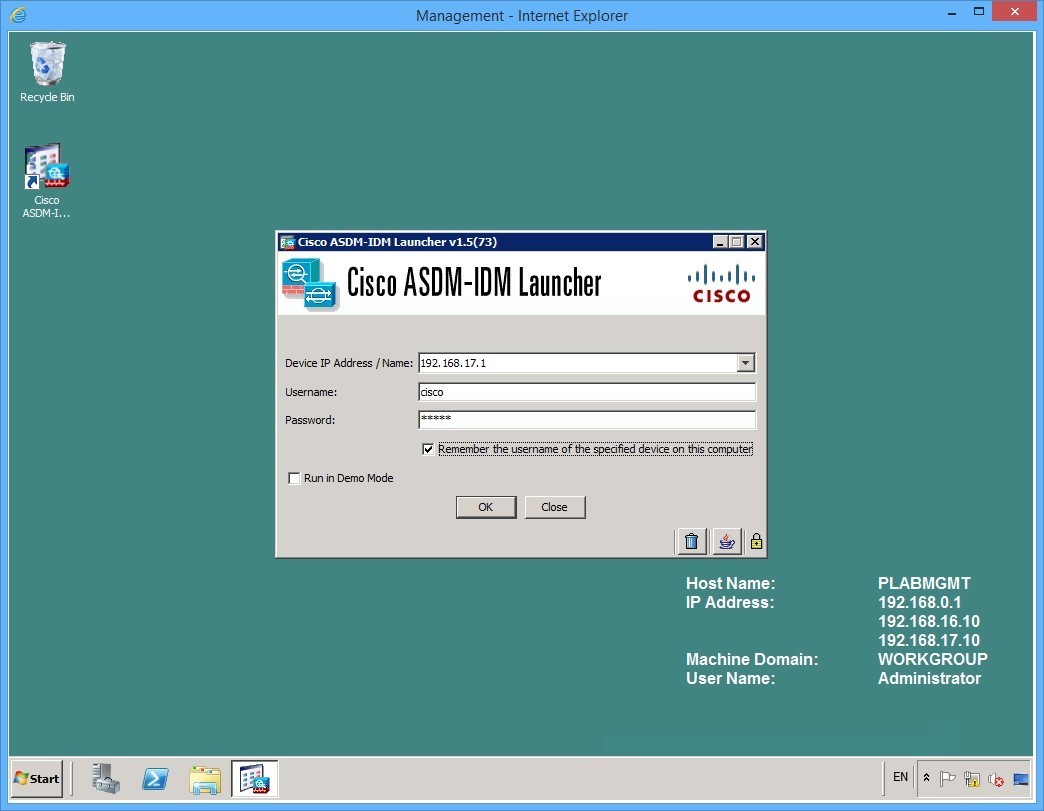 Figure 1.1 Cisco ASDM